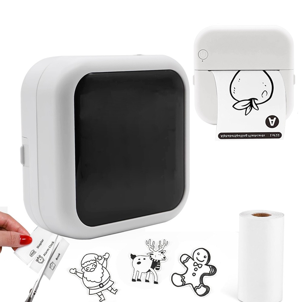Home Office Questions - ミニ Bluetooth サーマルプリンター ポータブルポケット型間違え問題印刷機 子供の学習用 ホームスクール