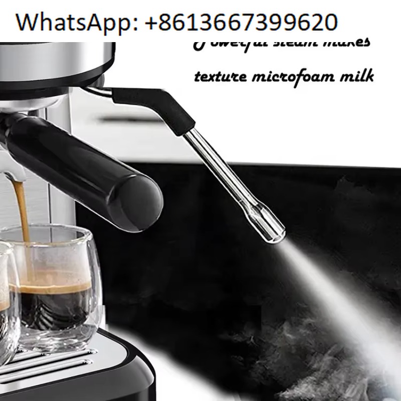 Home Office Moka - 家庭、オフィス、レストラン、カフェ向けの半自動マシン、カプチーノ、ラテ、コーヒー、モカメーカー