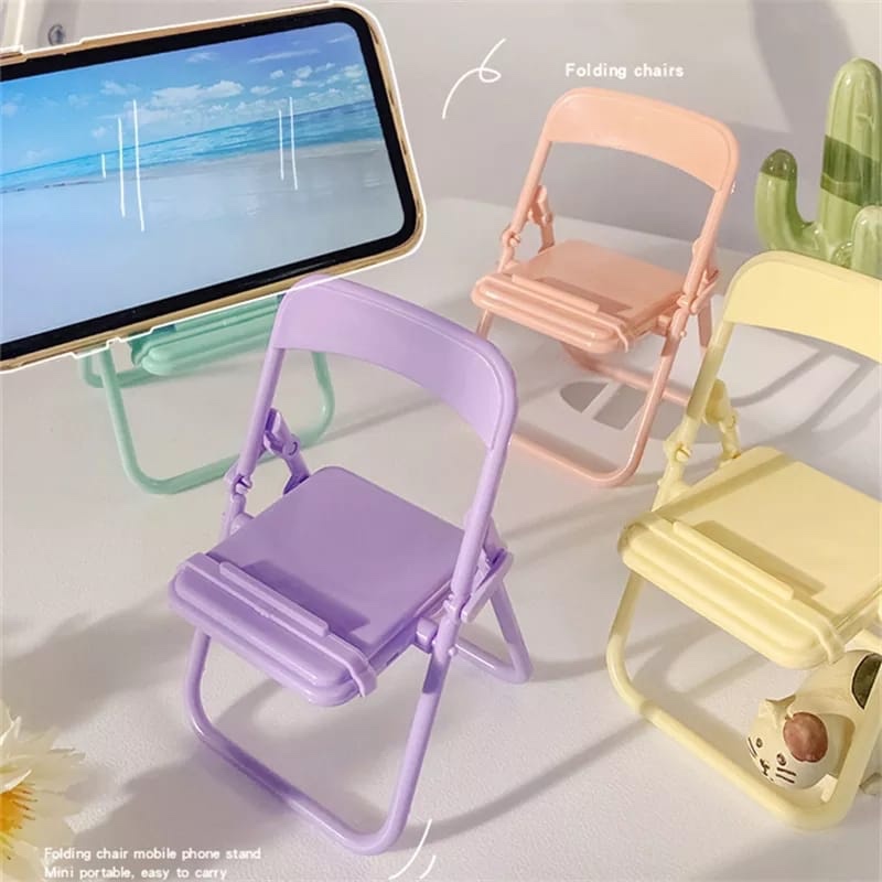 Home Office Desks - かわいい椅子型スマホスタンド、クリエイティブなデスクオーガナイザー、多機能スマホスタンド、デスクデコレーション、ホームオフィスアクセサリー