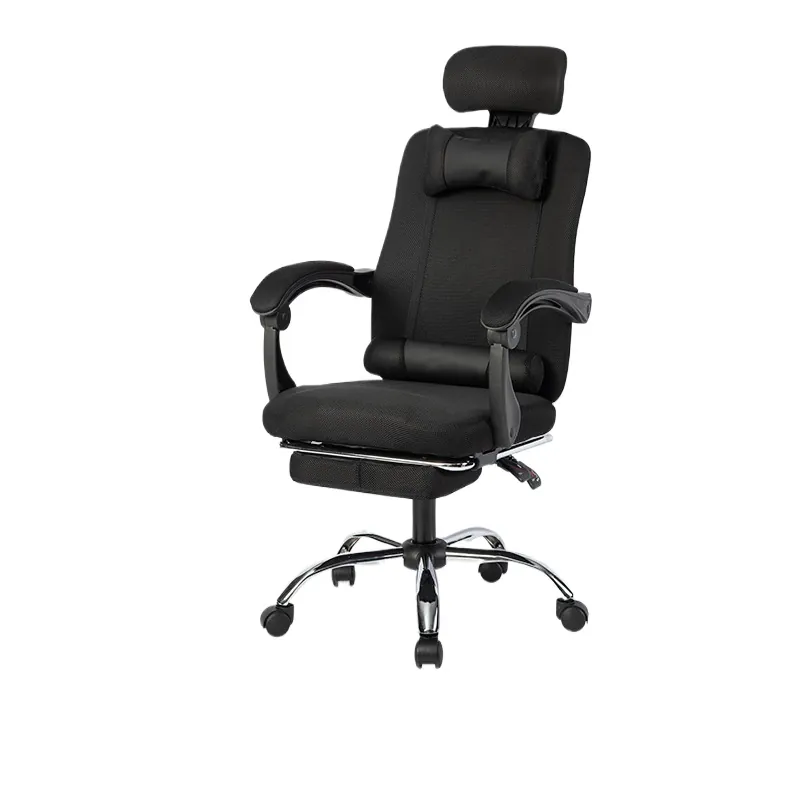 Home Office Desks - 人間工学に基づいたメッシュバック付きオフィスチェア、コンピューターデスクゲームや家庭用に最適、高さ調節可能、リクライニング、回転式チェア