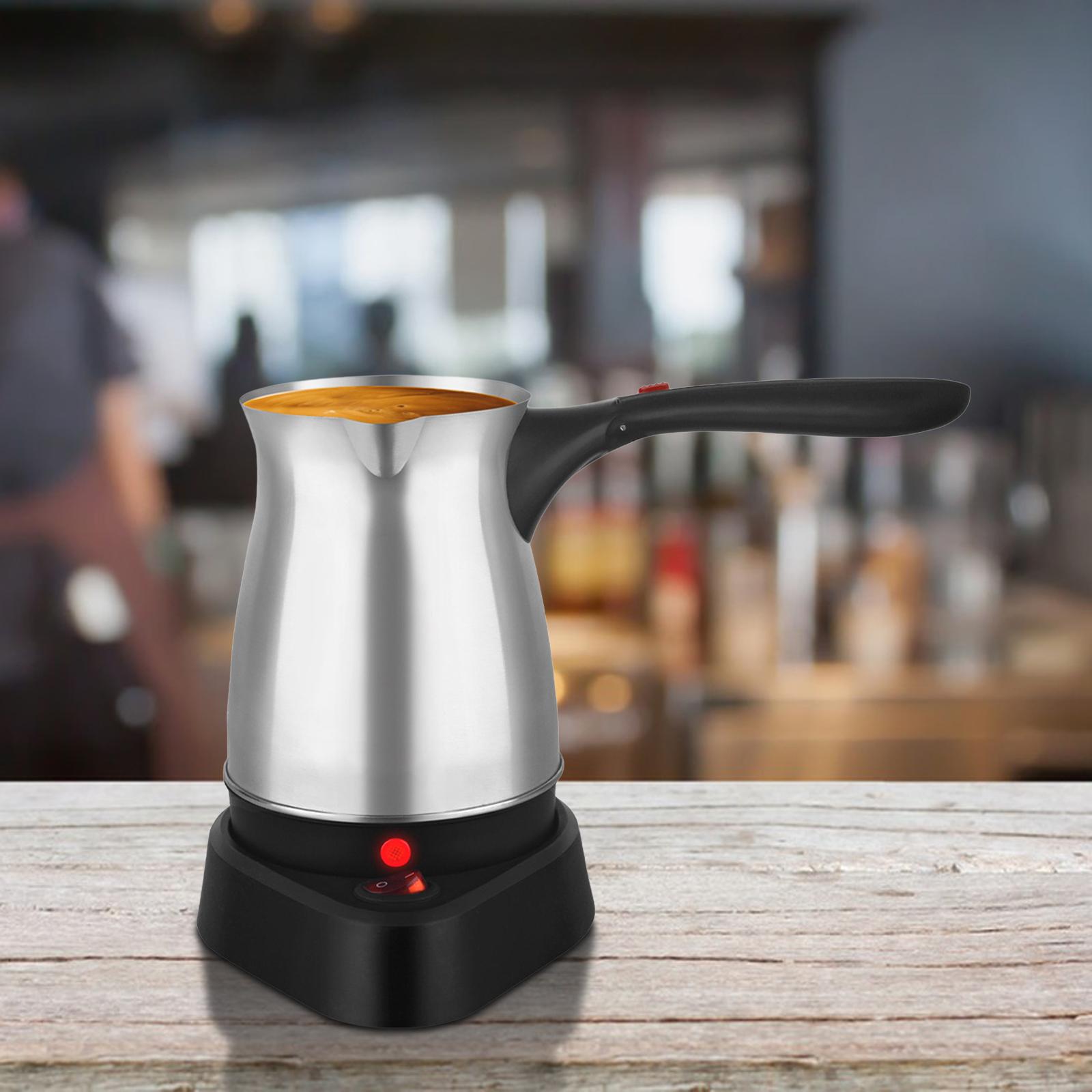 Home Office Moka - 500 ミリリットル電気トルココーヒーポット多機能高速醸造トルココーヒーマシンオフィス屋外キッチンホームカフェ用