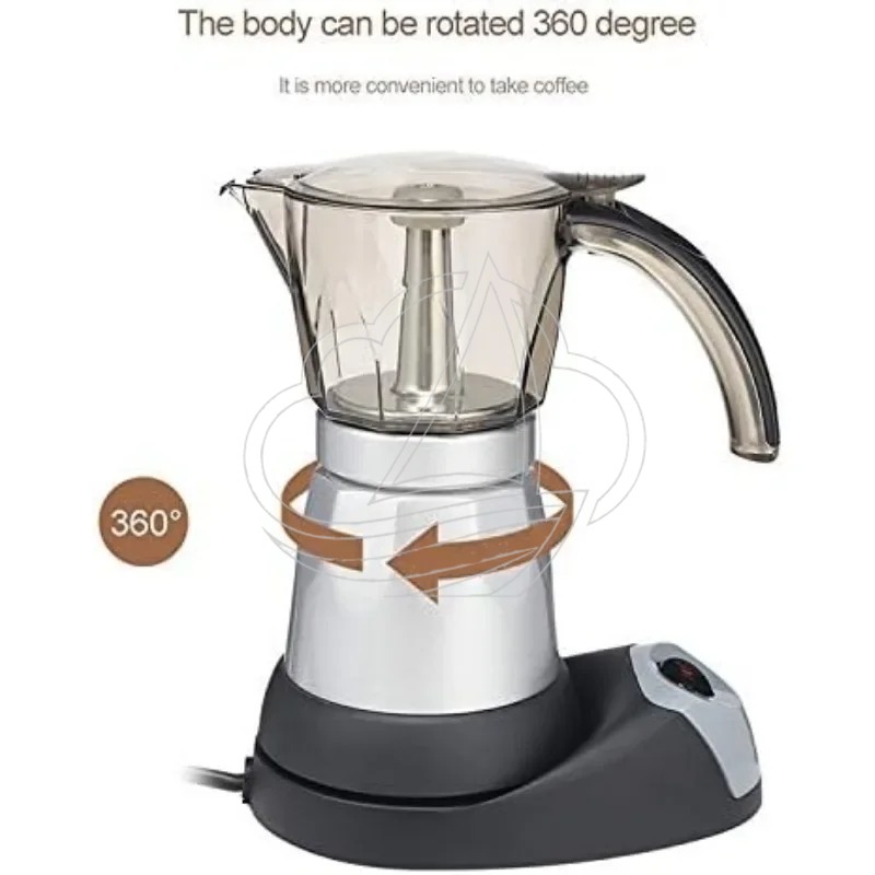 電気式エスプレッソモカポット、取り外し可能なイタリアンコーヒ - Home Office Moka のレビューと価格