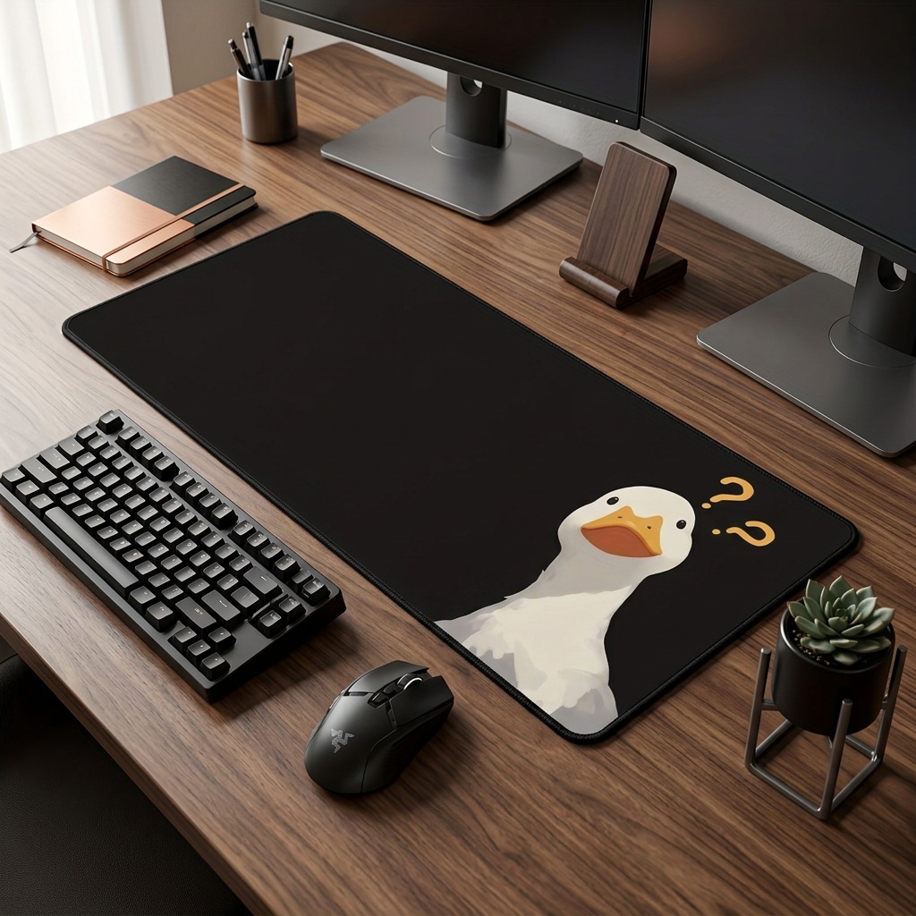 愛らしいアヒル、クエスチョンマークダック XXL 大型マウス - Home Office Questions のレビューと価格