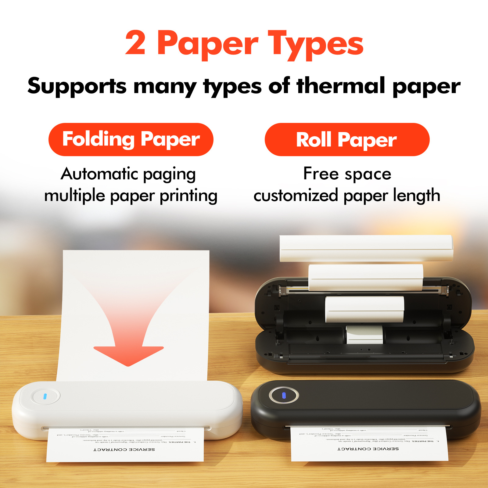 ポータブルワイヤレスモバイルA4プリンター オフィス/家庭/ - Home Office Travel Document のレビューと価格