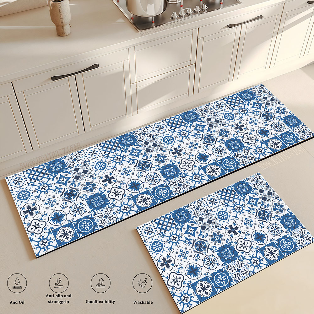 新しい 1 PC シンプルなスタイルのソフトキッチンフロアマ - Anti Fatigue Mat のレビューと価格