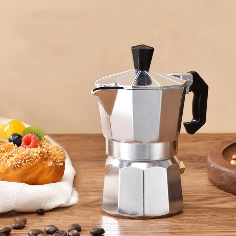 ポータブル八角形アルミモカポット イタリアンエスプレッソメー - Home Office Moka のレビューと価格