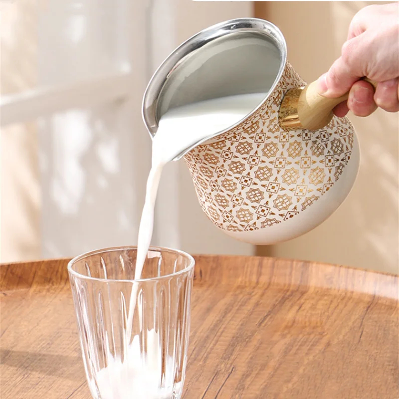 ステンレス鋼の蓋付きコーヒーポット チョコレートバターミルク - Home Office Moka のレビューと価格