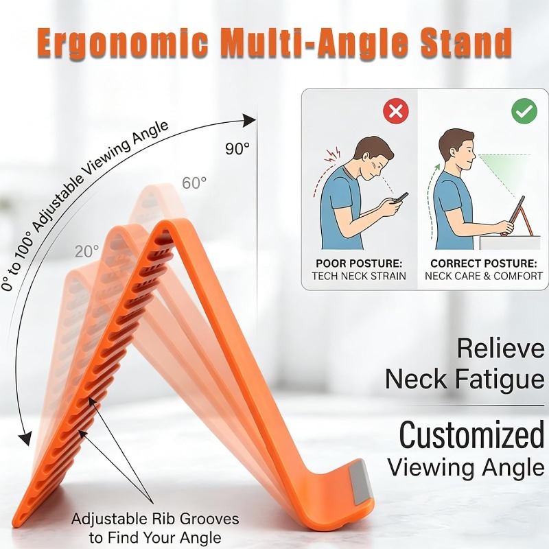 柔軟で折りたたみ可能なシリコン製スマホホルダー、携帯用調整可 - Home Office Desks のレビューと価格