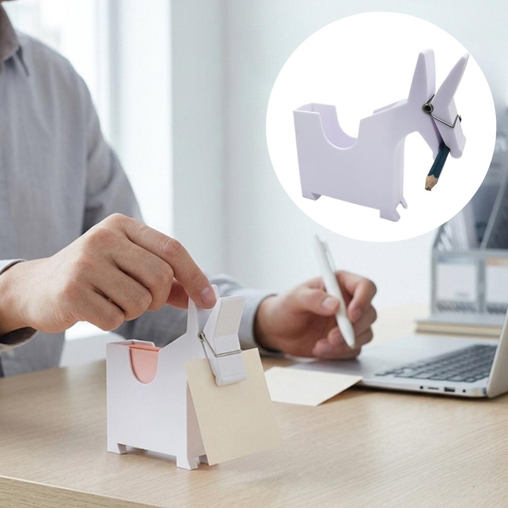 かわいいロバの形をしたノートホルダー、強力なクリップ付き、多 - Sticky Note Dispenser のレビューと価格