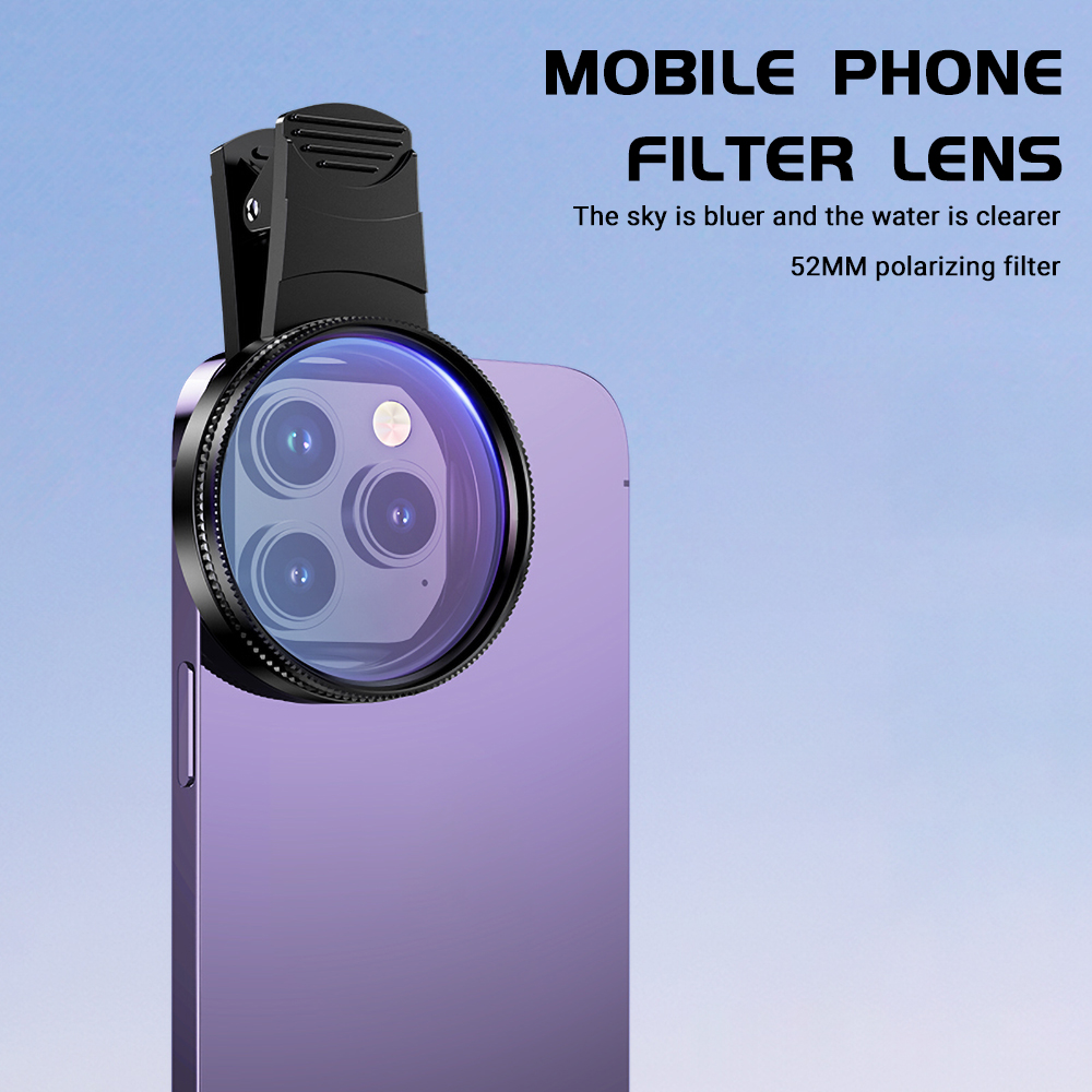 52mm クリップオンスマートフォンカメラフィルターキット  - Zoom Lighting Kit のレビューと価格