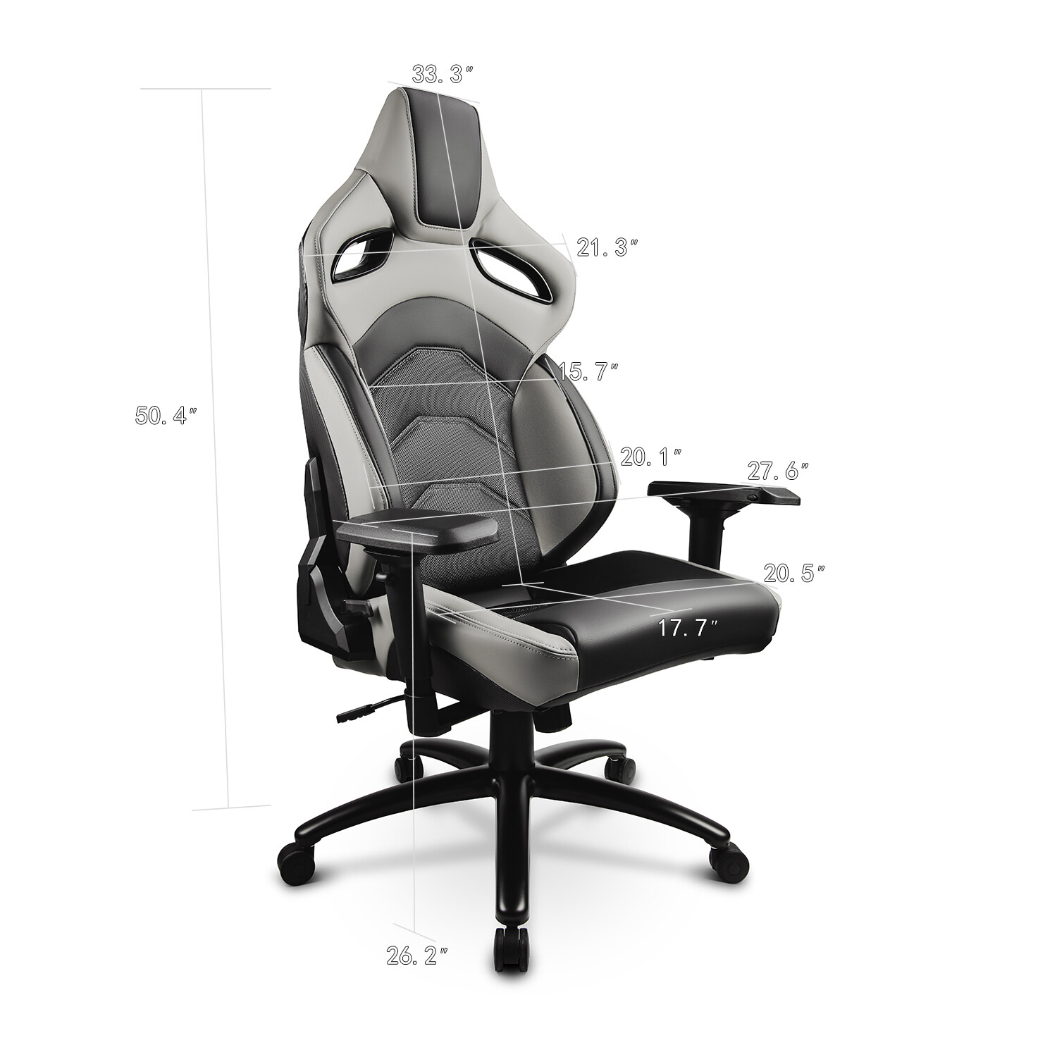 1PC レーシングシートスタイルチェアホームオフィスデスクゲ - Home Office Questions のレビューと価格