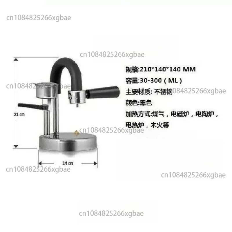 ステンレス製モカポット、コンロ用エスプレッソメーカー、携帯用 - Home Office Moka のレビューと価格