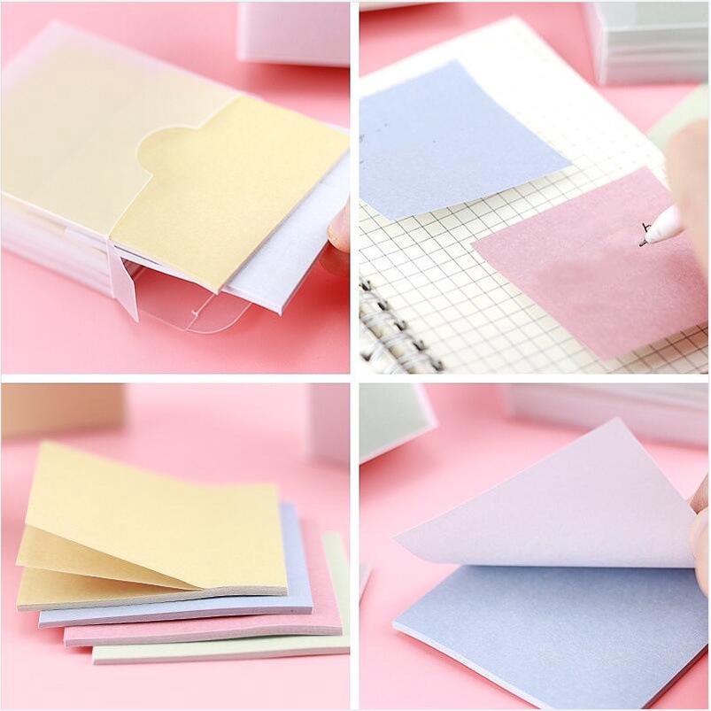 180 枚モランディ付箋パッドポジット文具取り外し可能な紙ス - Sticky Note Dispenser のレビューと価格