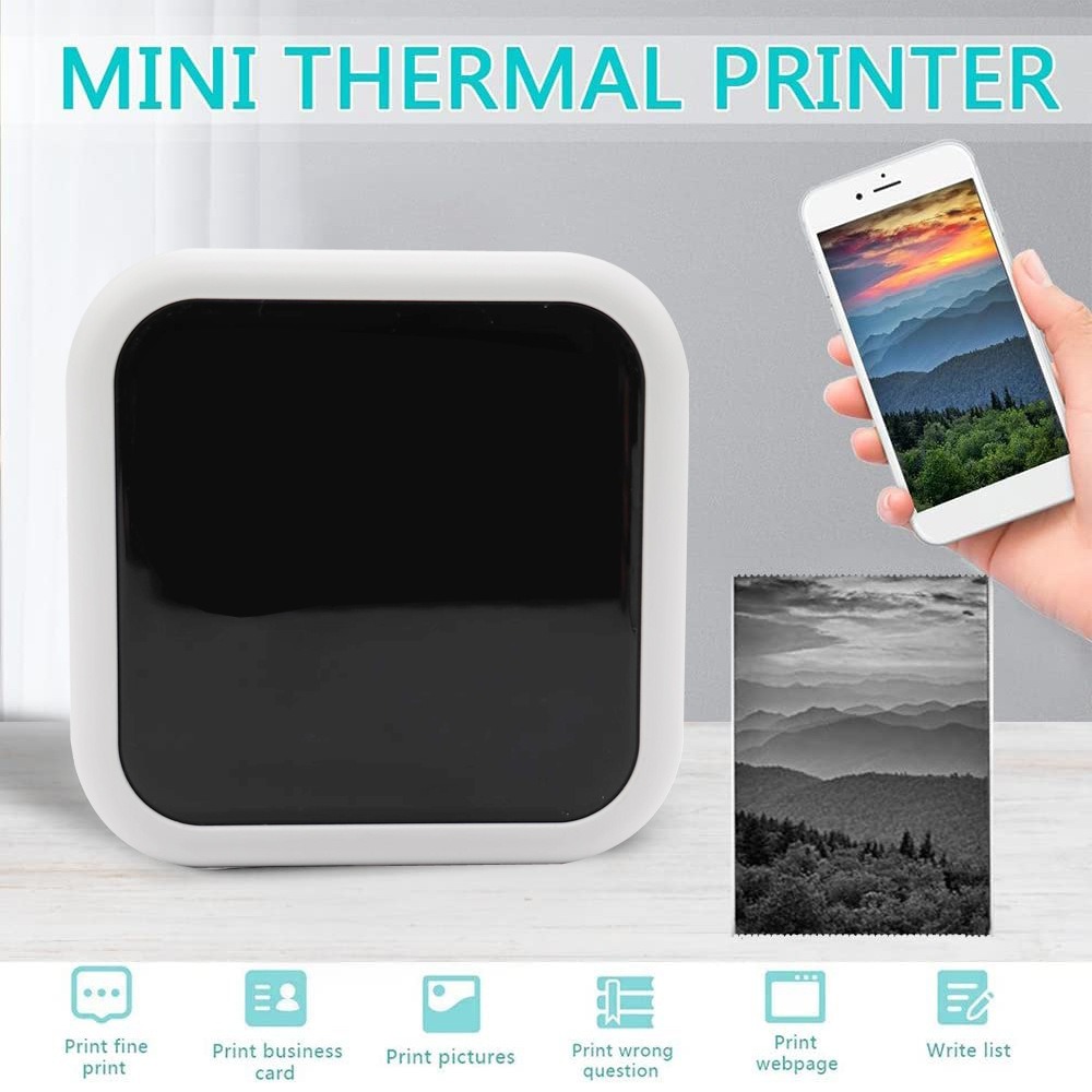 ミニ Bluetooth サーマルプリンター ポータブルポケ - Home Office Questions のレビューと価格