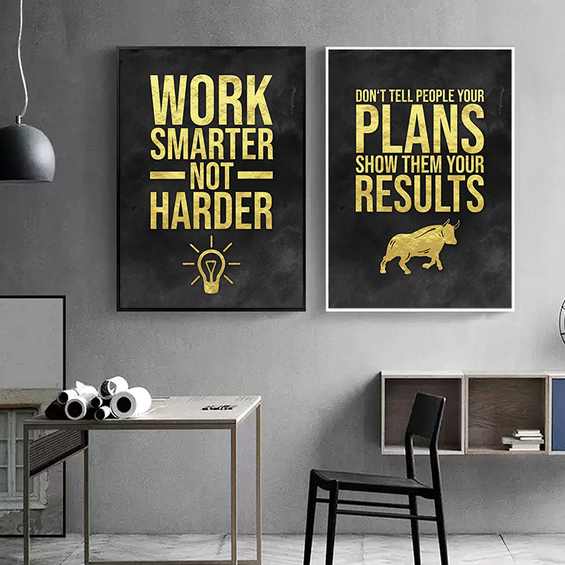 動機付けの引用キャンバス絵画、壁アート、写真プリント、オフィ - Home Office Quotes のレビューと価格