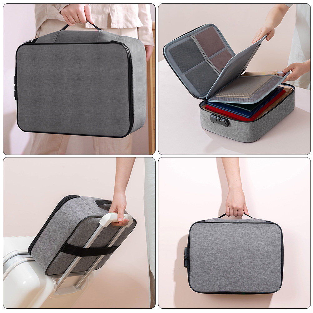 携帯用ドキュメントロックボックス（ダイヤル式ロック付き）は、 - Home Office Travel Document のレビューと価格