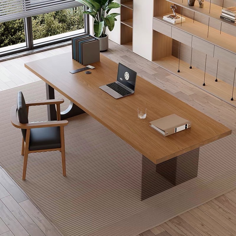イタリア製アクリル製フローティング木製オフィスデスクモダンシ - Home Office Desks のレビューと価格
