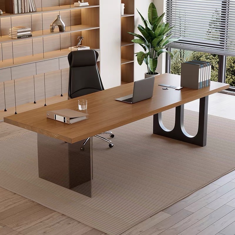 イタリア製アクリル製フローティング木製オフィスデスクモダンシ - Home Office Desks のレビューと価格