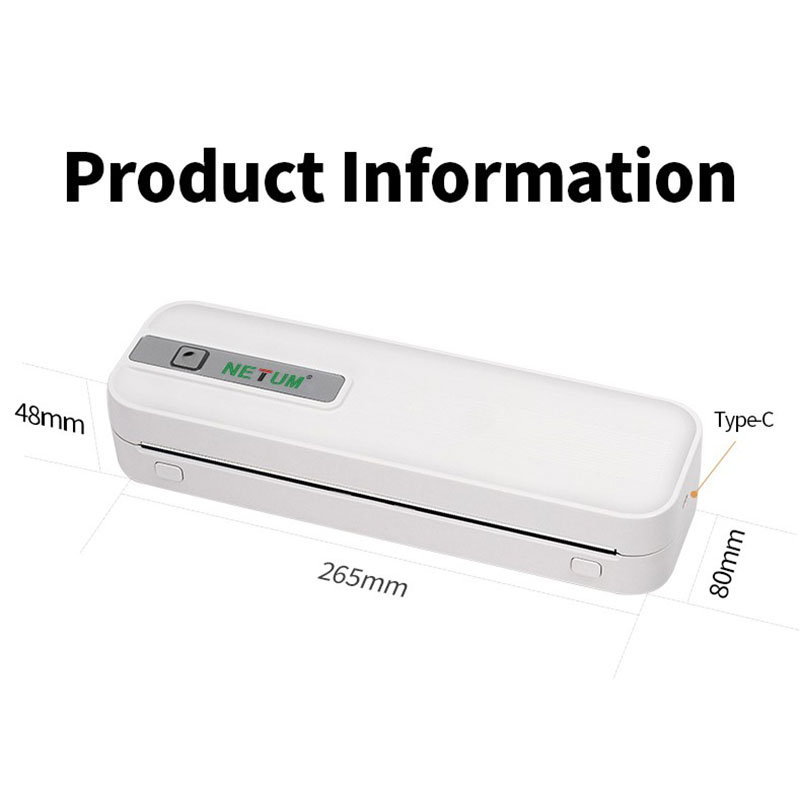ポータブルA4サーマルプリンター インクレス Bluetoo - Home Office Travel Document のレビューと価格