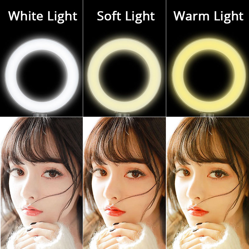 LED リングライト クリップ付きラップトップコンピュータフ - Zoom Lighting Kit のレビューと価格