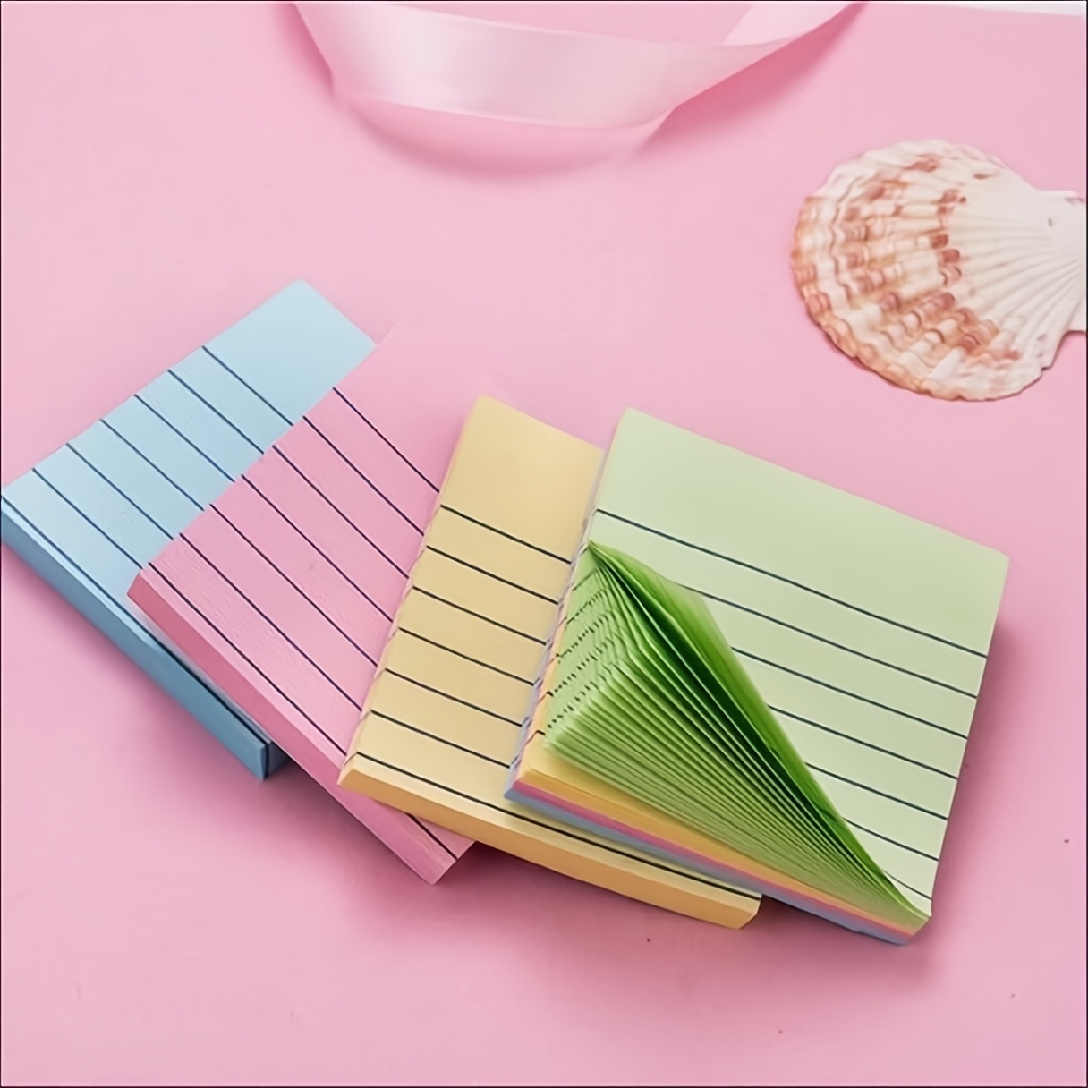 100/200枚入り カラフルな厚手の粘着メモ - 便利でク - Sticky Note Dispenser のレビューと価格