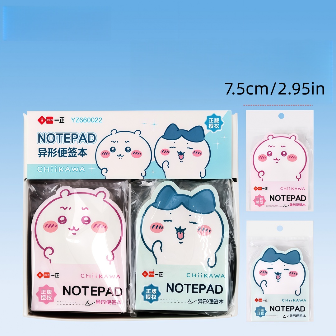 かわいいちいかわ型の付箋 ちいかわハチワレ漫画風ノート 小学 - Sticky Note Dispenser のレビューと価格