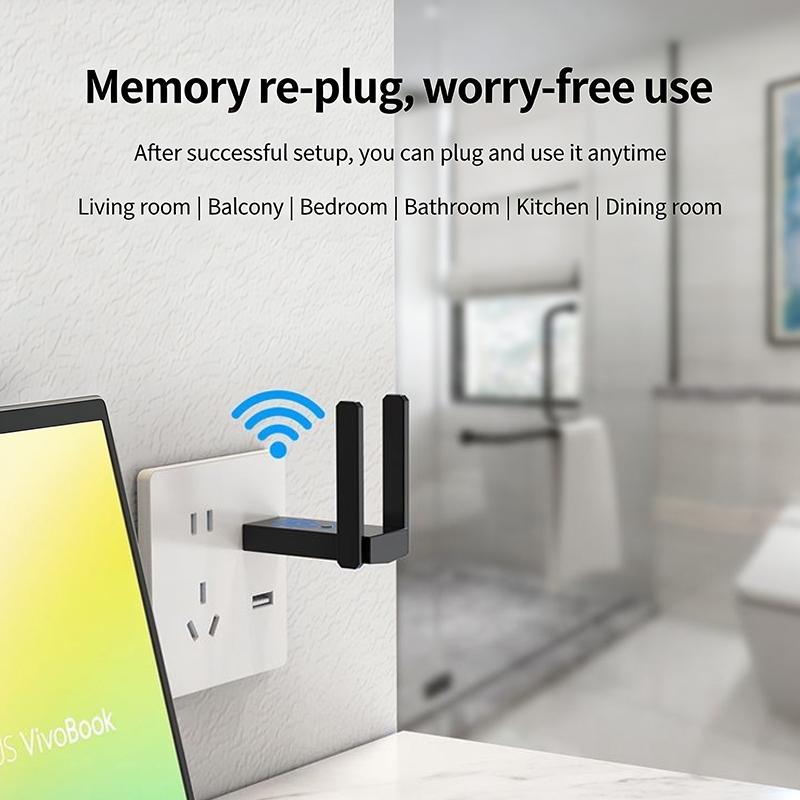 プラグアンドプレイUSB 3.0 WiFiアダプター 5G  - Home Office Pc のレビューと価格