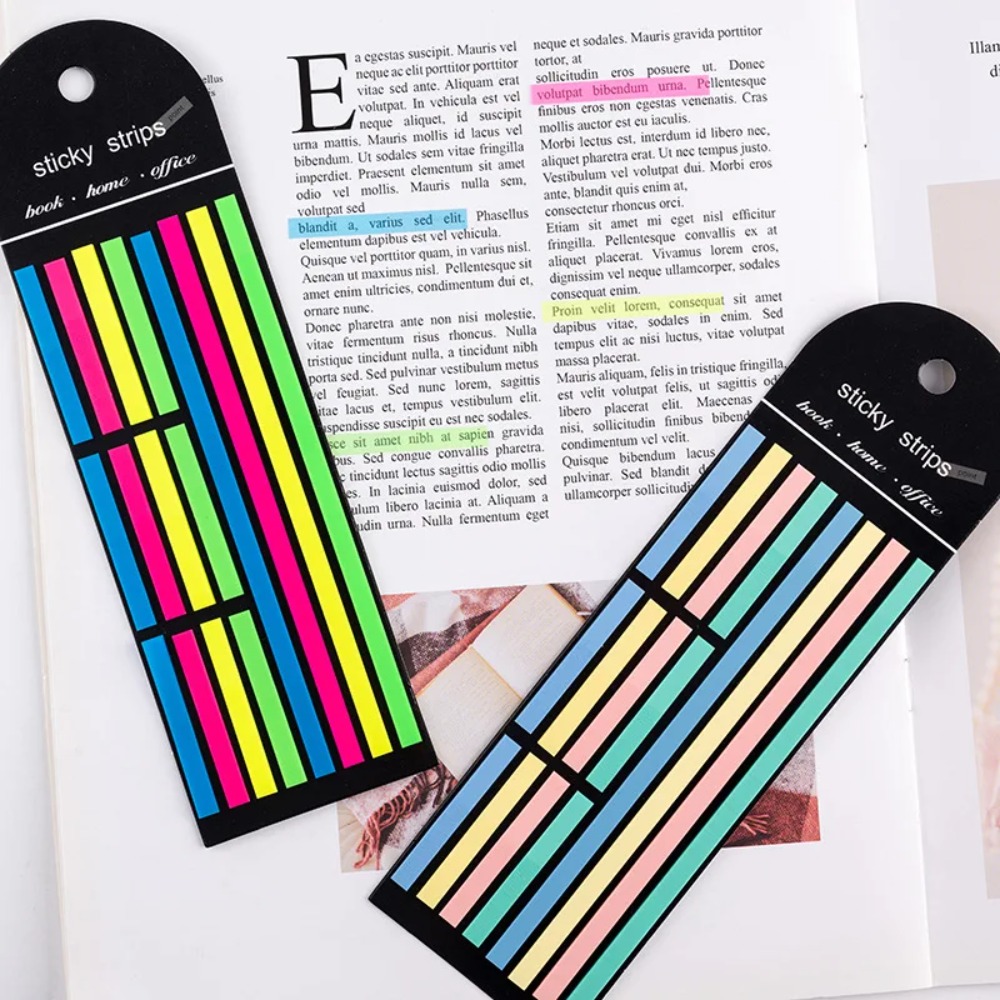 160枚入り透明付箋紙、自己粘着式読書用注釈、書籍用メモ帳、 - Sticky Note Dispenser のレビューと価格